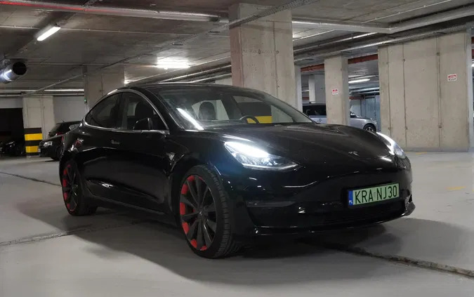 tesla mazowieckie Tesla Model 3 cena 159000 przebieg: 115000, rok produkcji 2019 z Płońsk